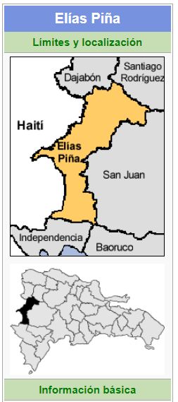 localizacion de la provincia elias piña